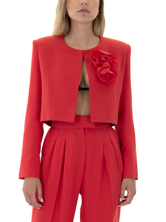 Studio 83 Short Women's Blazer Red