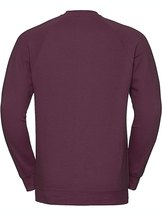 Russell Europe Men's Long Sleeve Promotional Sweatshirt Burgundy