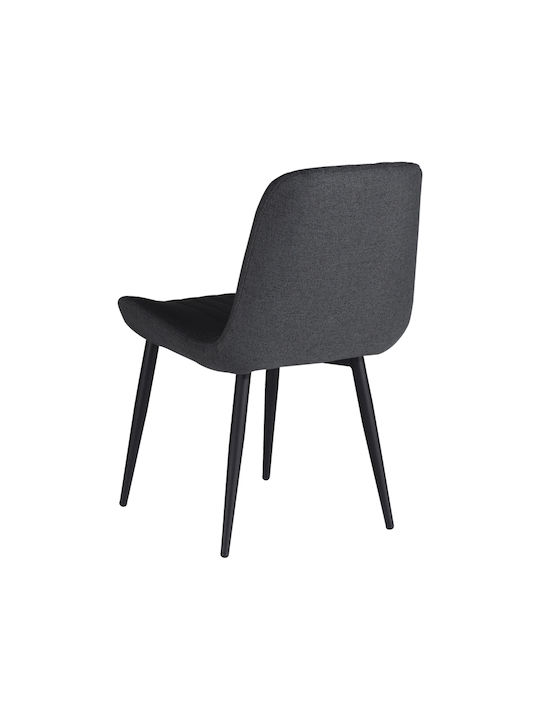 Versa Dining Room Fabric Chair Anthracite 54x63.5x84cm