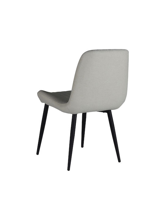 Versa Dining Room Fabric Chair Ecru 54x63.5x84cm