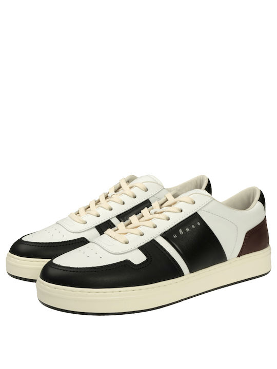 Hogan Sneakers White-black-bordeaux