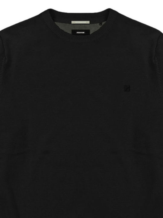 Πουλόβερ Μακρυμάνικο Pure Black, Μαύρο