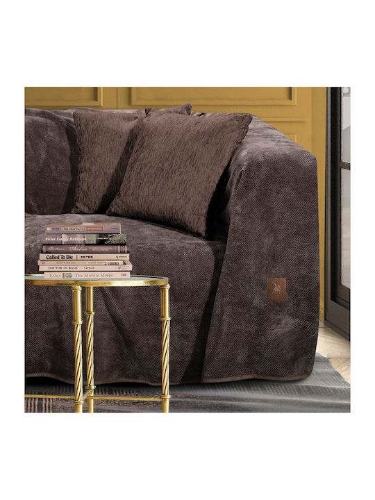 Greenwich Polo Club Sofa Throws 2 Seater 2736 180x250cm Brown