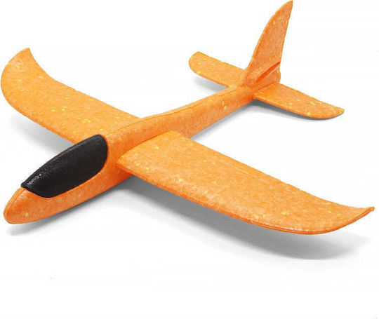 Airplane Glider In A Bag Flippy Made Styrofoam Length 47 Cm Orange