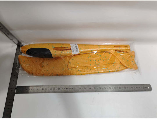 Airplane Glider In A Bag Flippy Made Styrofoam Length 47 Cm Orange