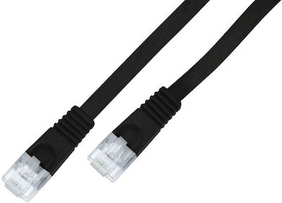 Roline U/UTP Kat.6 Ethernet-Netzwerkkabel 2m Schwarz