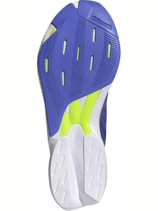 Adidas Adizero Adios 8 Bărbați Pantofi sport Alergare Lucid Blue / Zero Metalic / Lucid Lemon