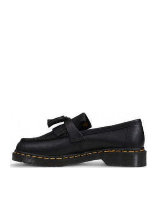 Adrian Leder Herren Mokassins in Schwarz Farbe