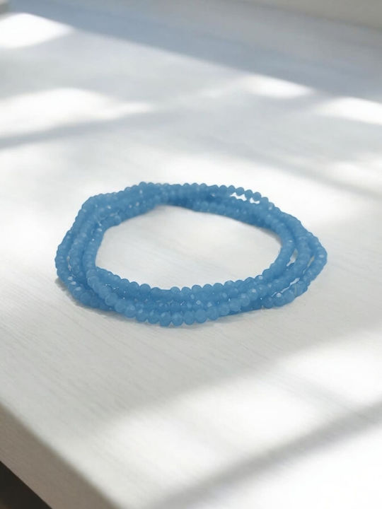 Small Light Blue Necklace Light Blue
