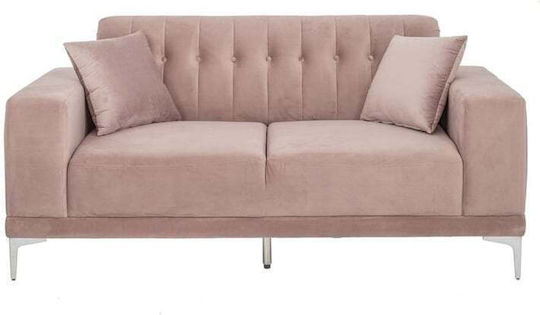Doppelsitzer Samt Sofa Sapio Apfel 180x86x85cm