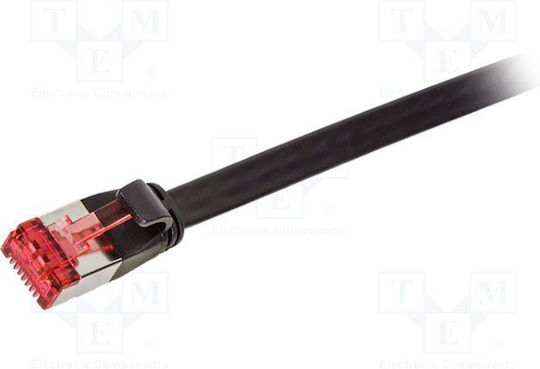 LogiLink U/FTP (STP) Cat.6a Ethernet Network Cable 0.5m Black