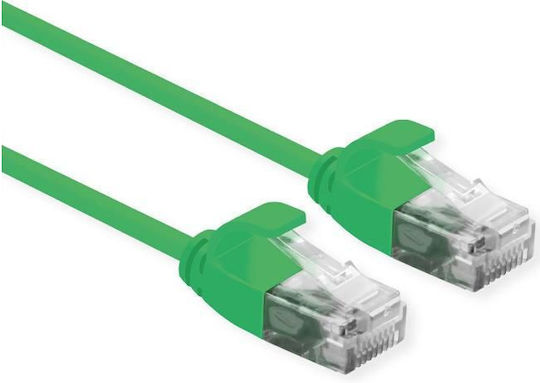 Roline U/UTP Cat.6a Ethernet Network Cable 3m Green 1pcs