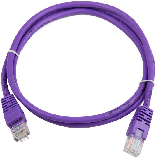 Cablexpert U/UTP Cat.5e Ethernet Network Cable 0.5m Purple 50pcs