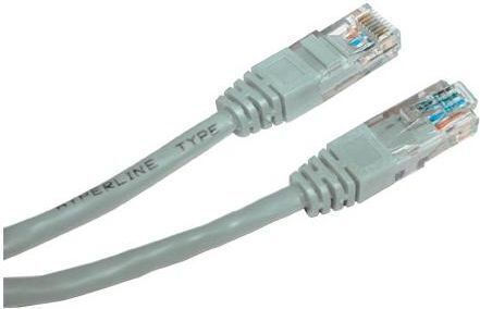 Logo Collection U/UTP Cat.5e (Gigabit) Καλώδιο Δικτύου Ethernet 1m Γκρι