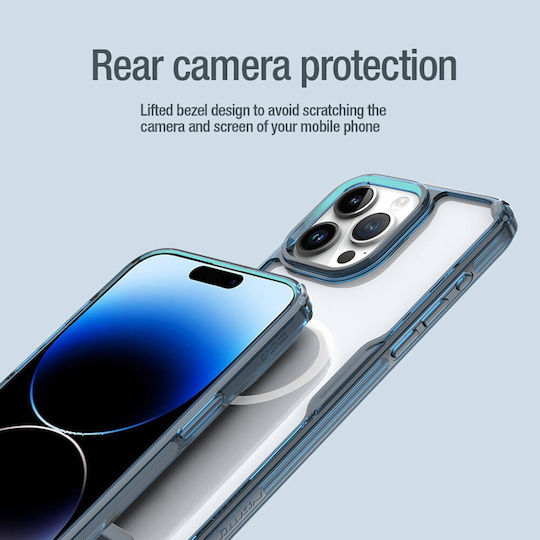Nillkin Nature Pro Magnetic Задна корица Силикон / Пластмаса Прозрачен (iPhone 15 Pro Max)