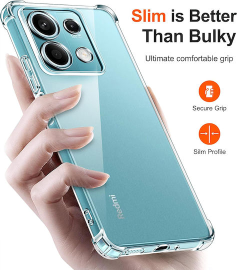 Techsuit Shockproof Clear Back Cover Σιλικόνης Διάφανο (Redmi Note 13 Pro 4G / Poco M6 Pro 4G)