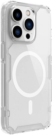Nillkin Nature Pro Magnetic Задна корица Силикон / Пластмаса Прозрачен (iPhone 15 Pro Max)
