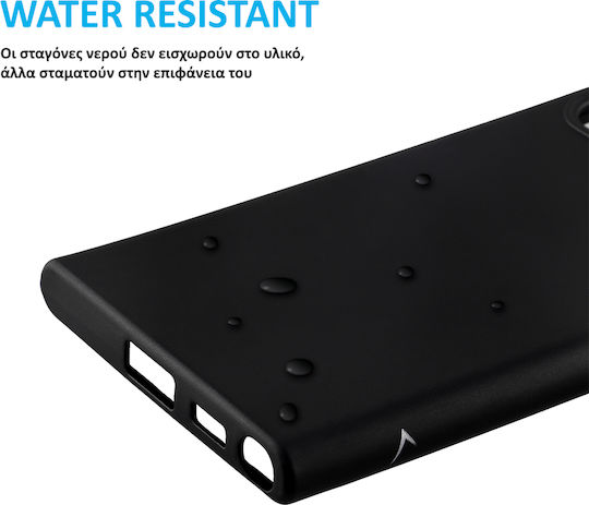 Volte-Tel Back Cover Σιλικόνης με Λουράκι Μαύρο (Xiaomi 14 Pro)