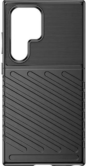 Hurtel Back Cover Silicone Black (Samsung Galaxy S24 Ultra)