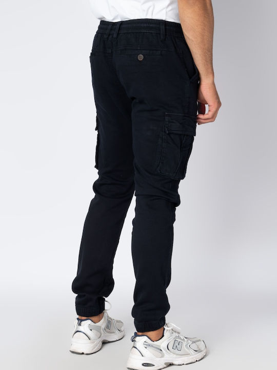 Frank Tailor Men's Trousers Cargo Black