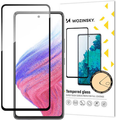 Hurtel Full Glue Tempered Glass Μαύρο (Galaxy A55)