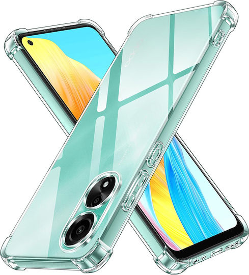 Techsuit Shockproof Clear Задна корица Силикон Прозрачен (Oppo A78 4G)