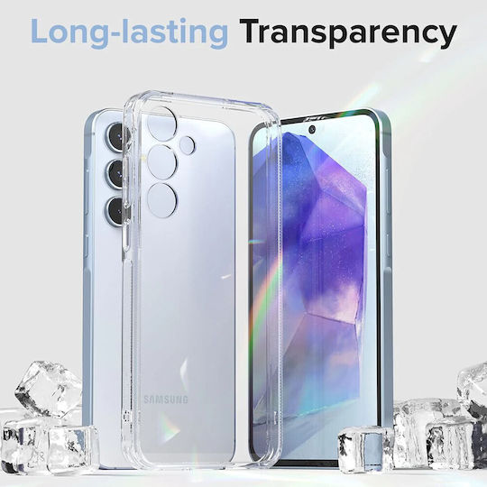 Ringke Fusion Back Cover Σιλικόνης / Πλαστικό Διάφανο (Galaxy A55)