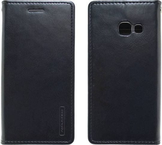 Mercury Blue Moon Flip Book Δερματίνης Μαύρο (Galaxy A3 2017)