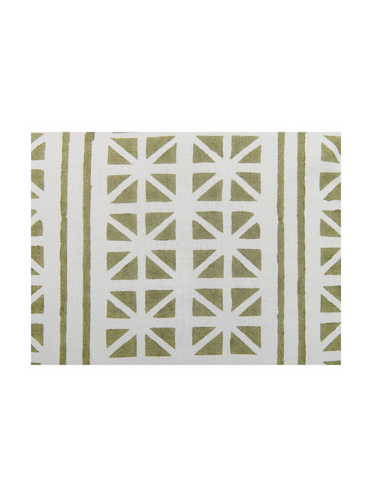 Beliani Perna De Canapea Din 100% Bumbac Verde 45x45cm
