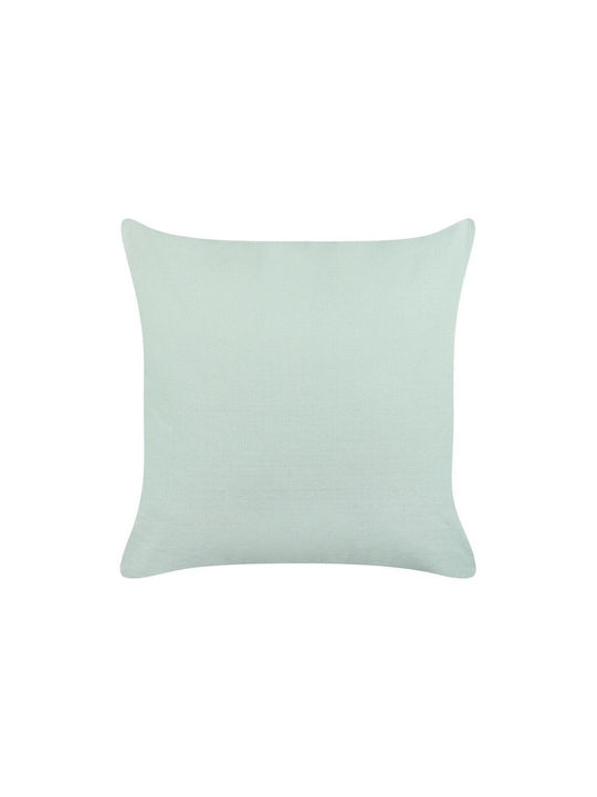 Beliani Възглавница за Диван от 100% Памук Bright Green 45x45см