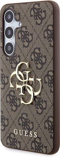 Guess Umschlag Rückseite Leder Braun (Samsung S24 Plus)