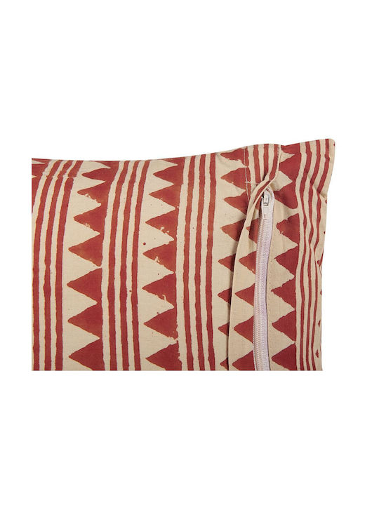 Beliani Sofa-Kissen aus 100% Baumwolle Rote 45x45cm