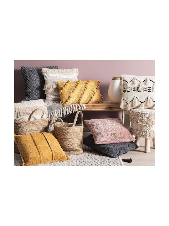Beliani Sofa Cushion 100% Cotton Grey 45x45cm
