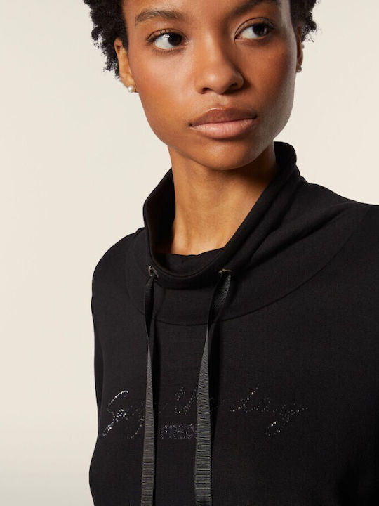 Sweatshirt Hanorac pentru femei Negru