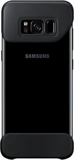 Samsung 2piece Cover Umschlag Rückseite Kunststoff Schwarz (Galaxy S8+)