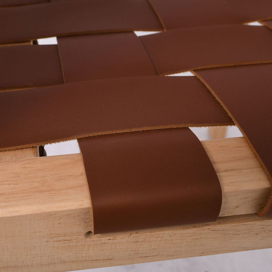 Dune Dining Room Artificial Leather Chair Coffee 50x59x85cm