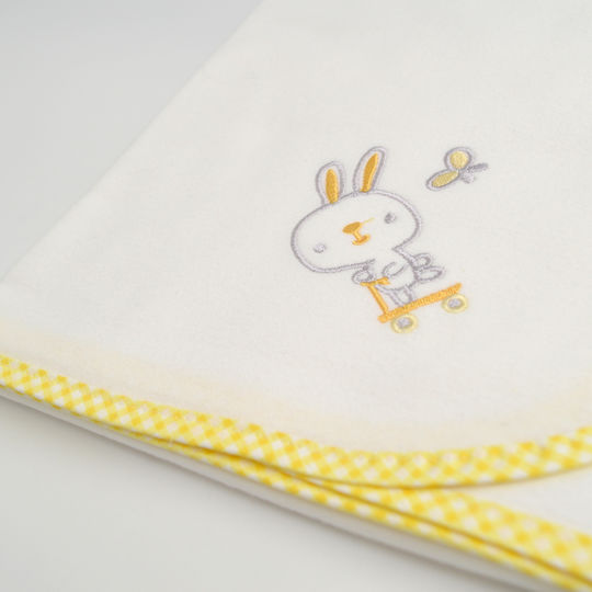 Bunny Bebe Одеяло за пелени Yellow Жълт 90x90см.