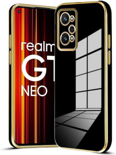 Bodycell Plated Umschlag Rückseite Gold (Realme GT Neo 2 / Realme GT Neo 3T 5G)