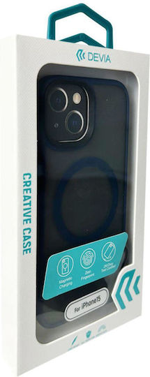 Devia Pino Series Back Cover Σιλικόνης Μαγνητικό Μπλε (iPhone 15)