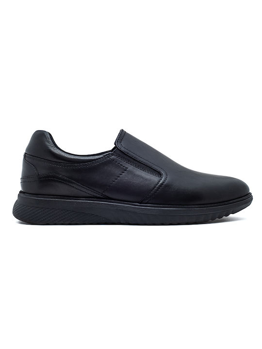 Rover Men's Leather Casual Shoes Black