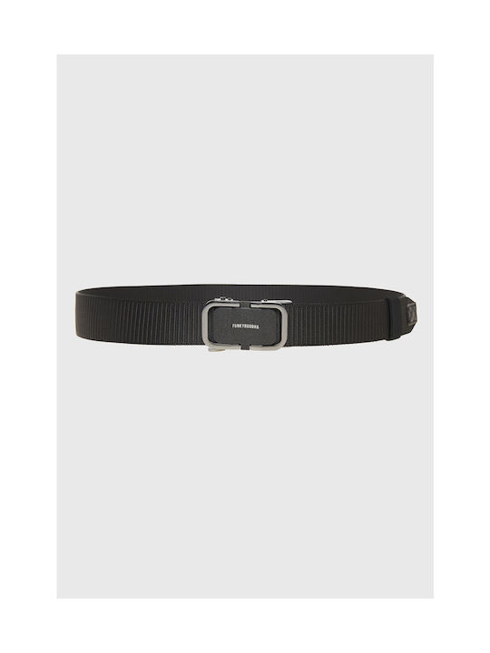 Funky Buddha Men's Belt Black