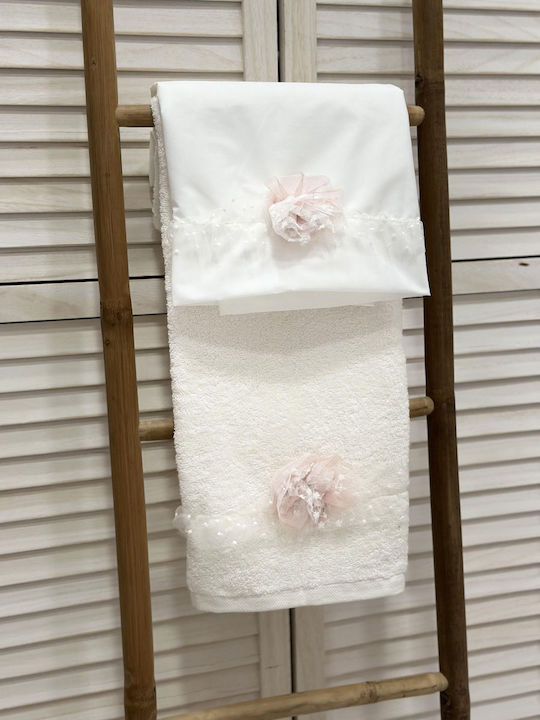 Makis Tselios Komplettes Taufset für Mädchen Schmetterling Thema Tho-052 15 Teile