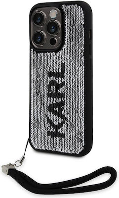 Karl Lagerfeld Sequins Reversible Back Cover Σιλικόνης Μαύρο (iPhone 15 Pro Max)