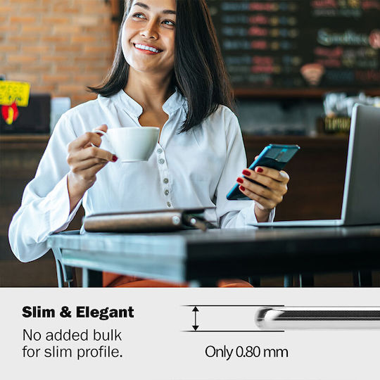 Crong Crystal Slim Back Cover Σιλικόνης Διάφανο (Redmi 6a)