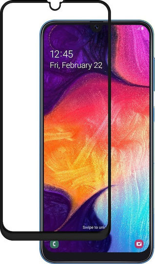 9D Full Face Tempered Glass Μαύρο (Galaxy A30s)
