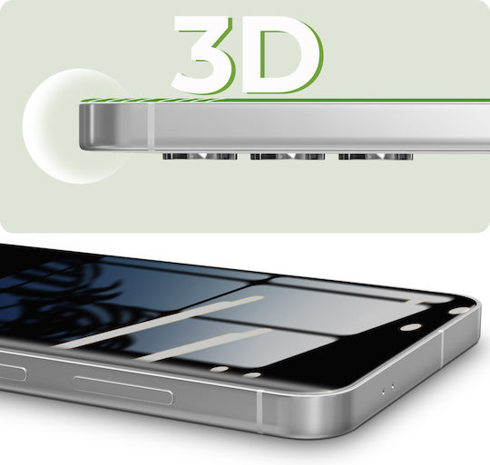 Bestsuit Flexible Hybrid Glass 5D 0.38mm Full Face Tempered Glass Μαύρο (Samsung Galaxy A35 5G)