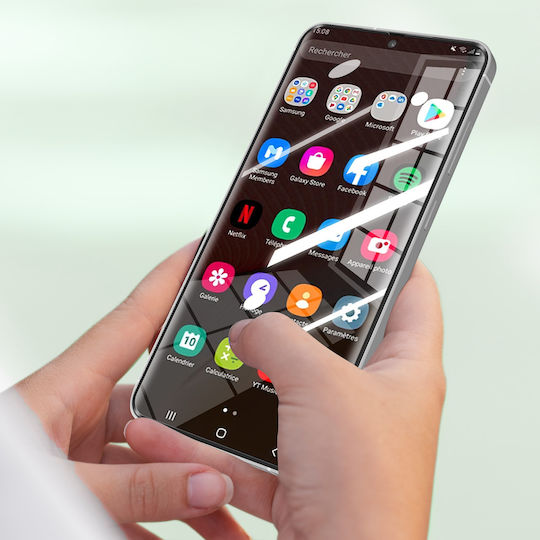Bestsuit Flexible Hybrid Glass 5D 0.38mm Full Face Tempered Glass Μαύρο (Samsung Galaxy A35 5G)