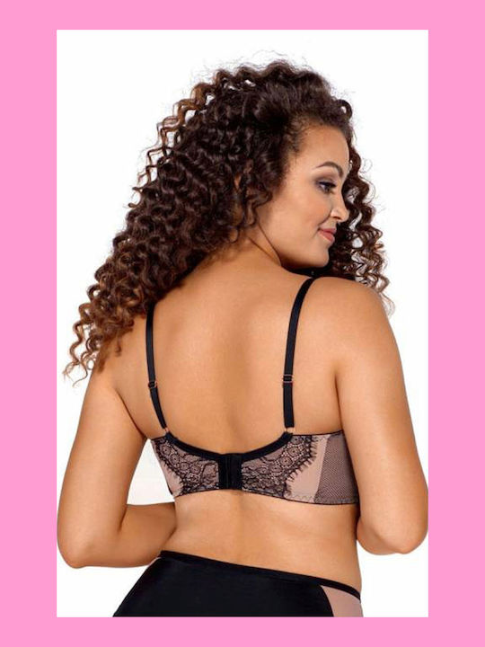 AVA Bra without Padding Underwire Brown