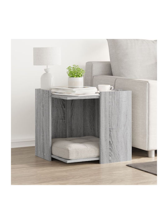 Square Side Table Grey Sonoma L53xW53xH51cm