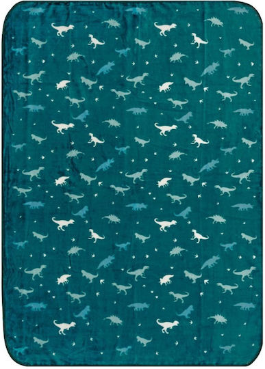 Kentia Blanket Velvet Loft Balur Petrol 160x220cm